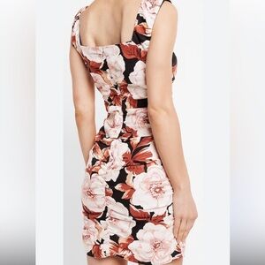 Express Cream and Pink Sundress Mini